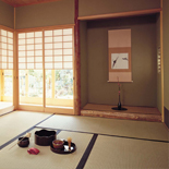 会社内観畳縁写真